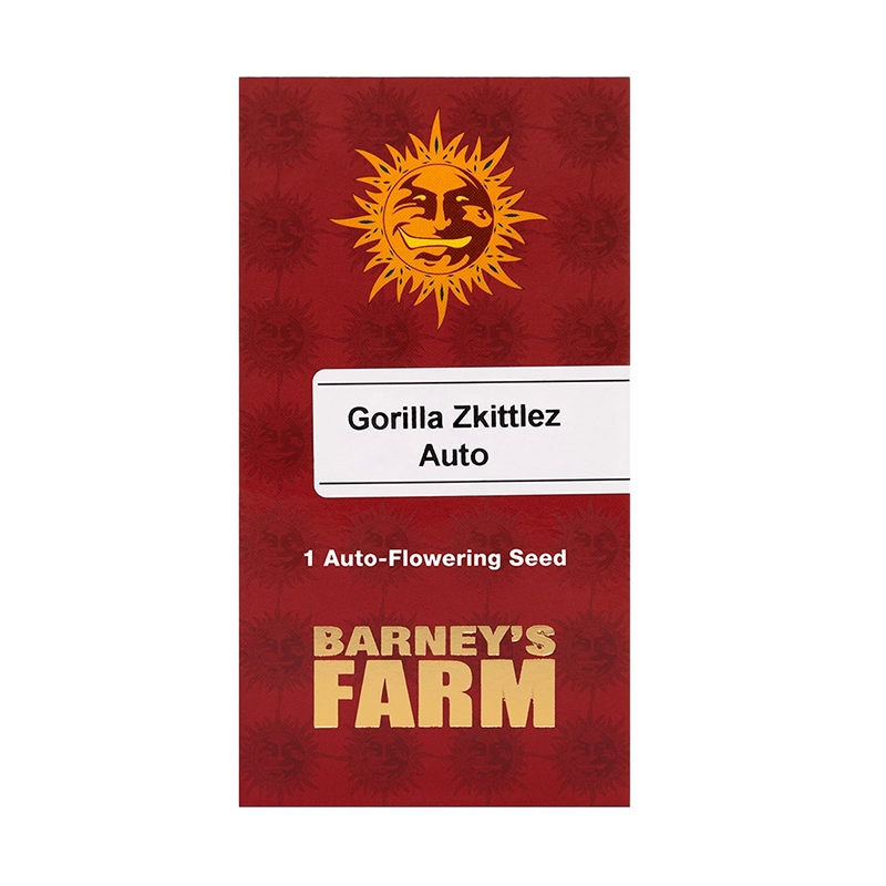 Verpackung der Gorilla Zkittlez Hanfsamen 