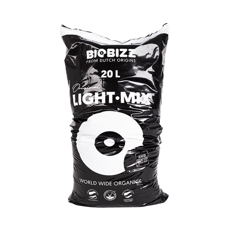 Vorderseite der Light-Mix Cannabis-Erde