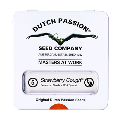 Verpackung der Strawberry Cough Hanfsamen 