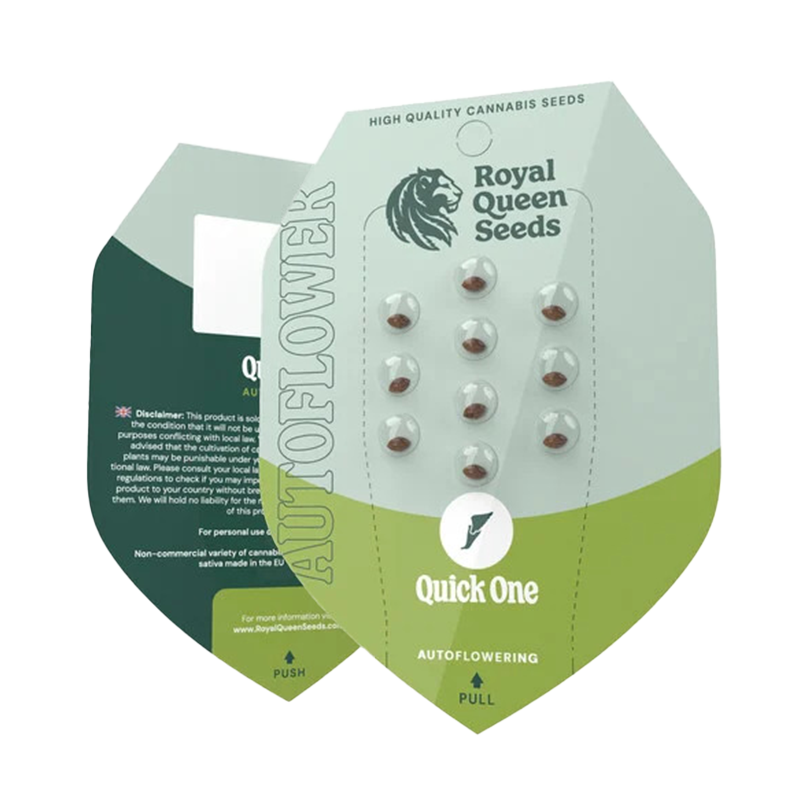 Verpackung der Quick One Samen