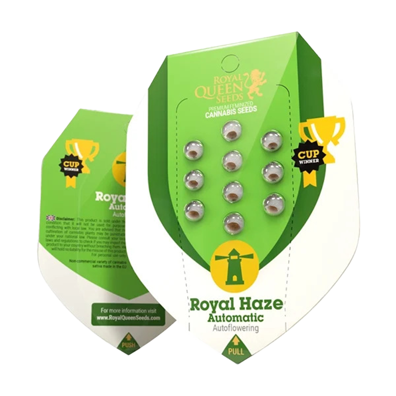 Verpackung der Royal Haze Samen